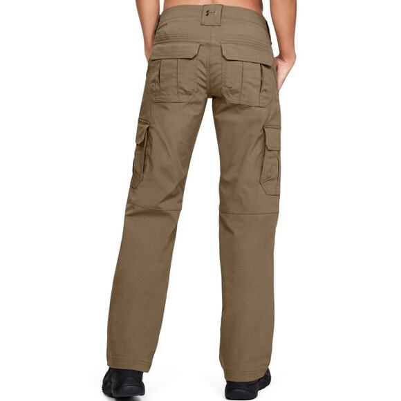 Under Armour UA Storm Tactical Pants Bayou Tan 34x30 Loose Fit Water Resistant - Picture 3 of 8